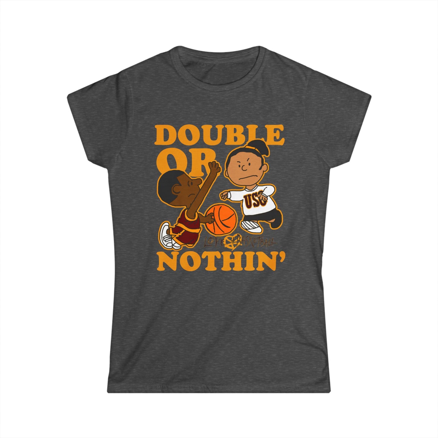 Keisha & The Gang | Black Charlie Brown | Love & Basketball Movie Womens Tee