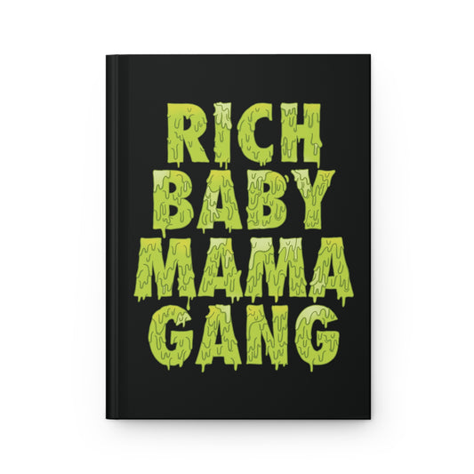 Green Baby Mama Gang Hardcover Journal Matte