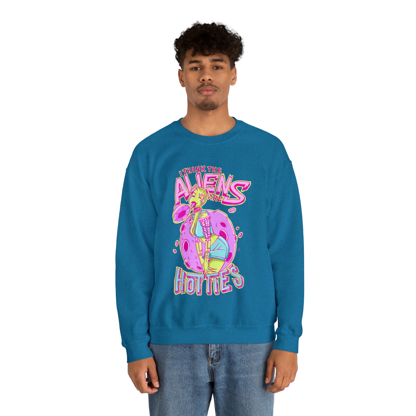 The Aliens Are Hotties Crewneck Sweatshirt