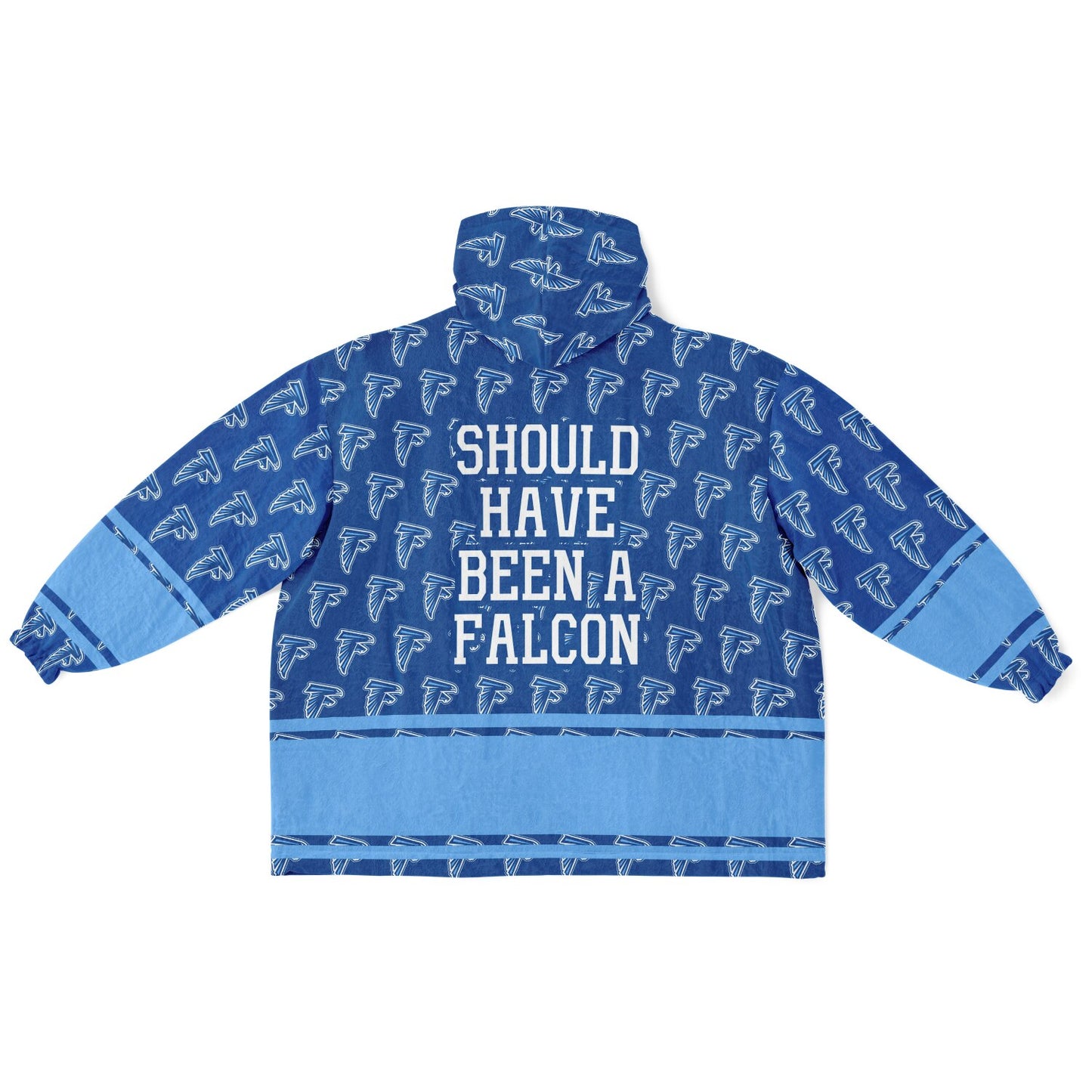 Harlan High School Snug Hoodie | Hoodie Blanket | Harlan Falcons | Football SZN