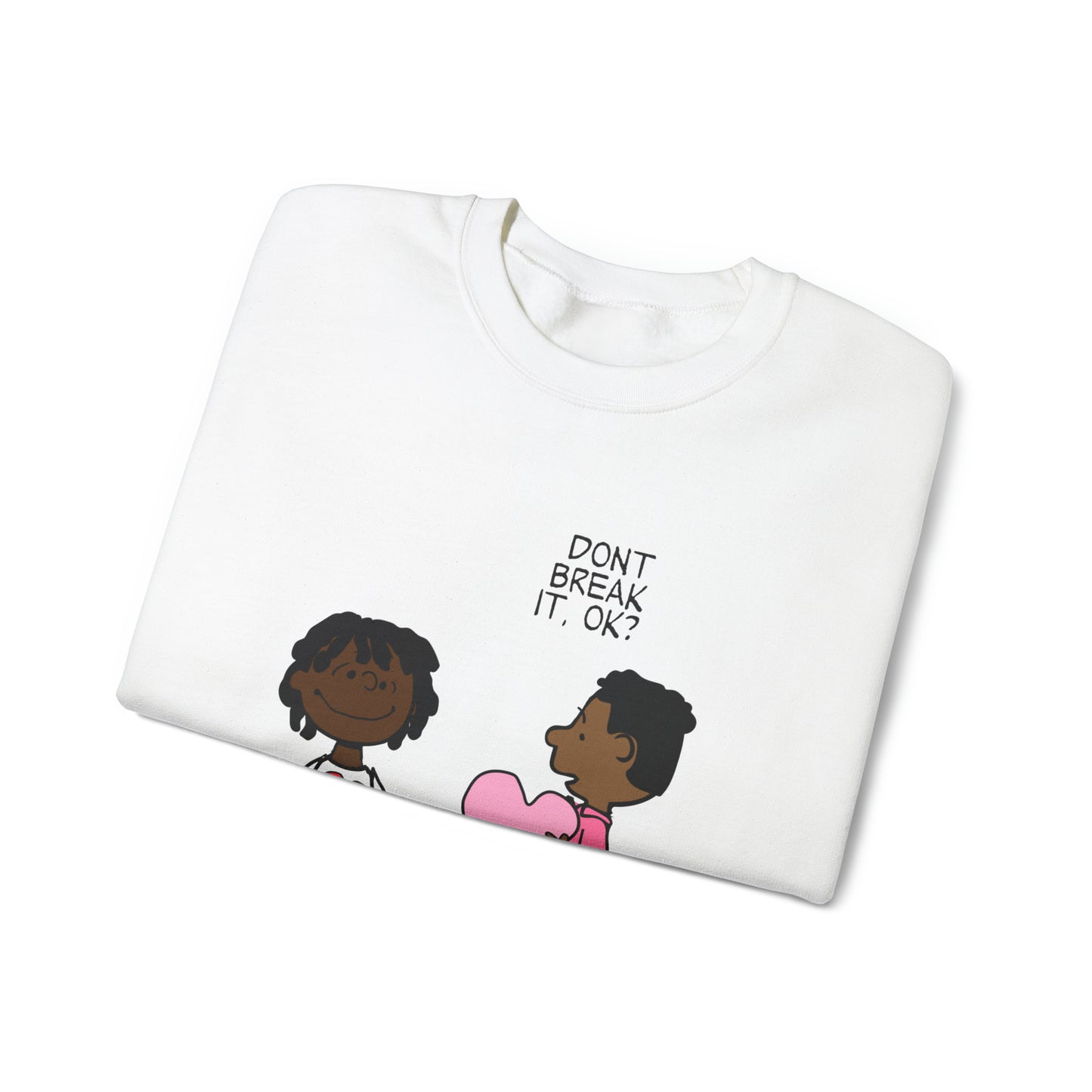 Black Charlie Brown Characters Valentine's Day Shirt