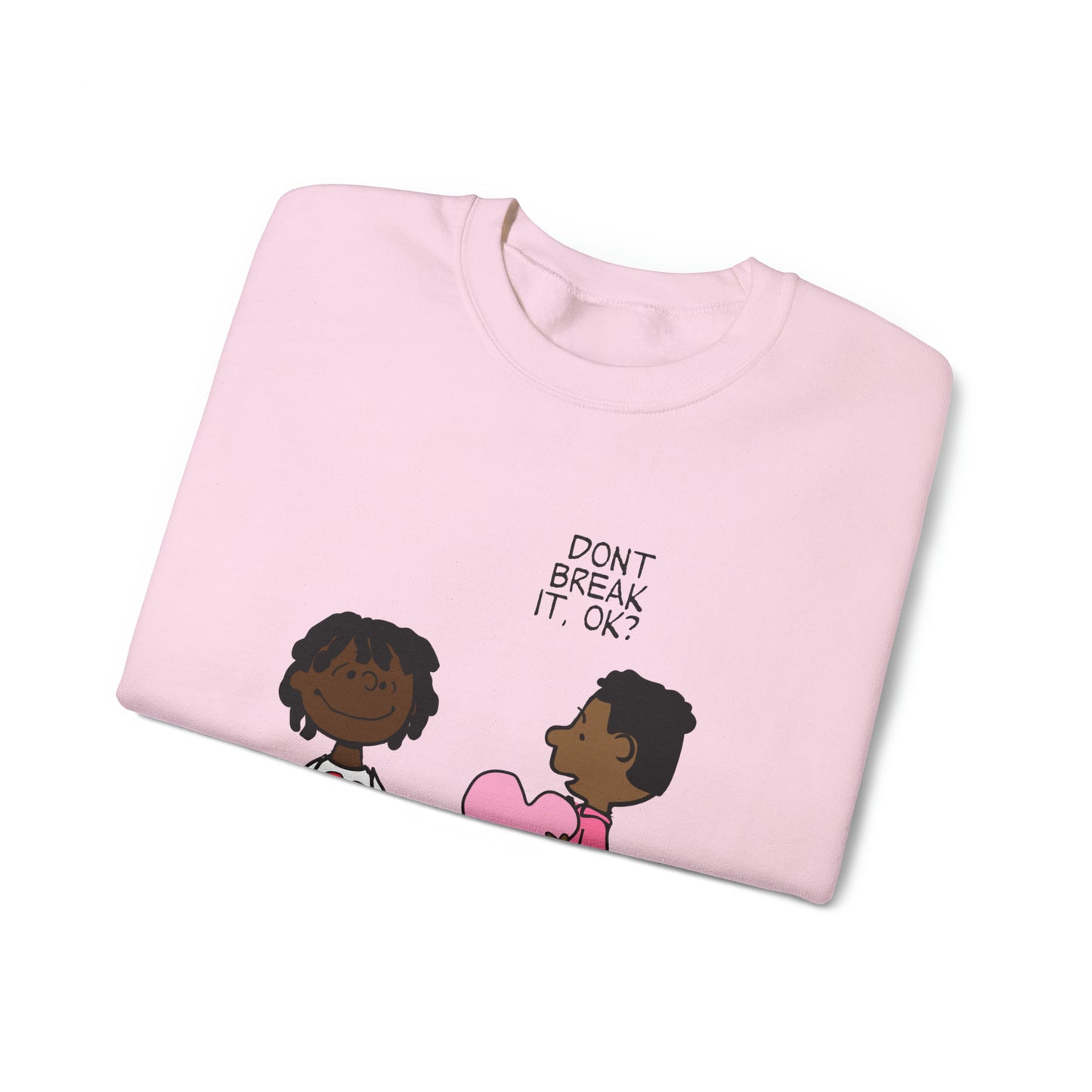 Black Charlie Brown Characters Valentine's Day Shirt