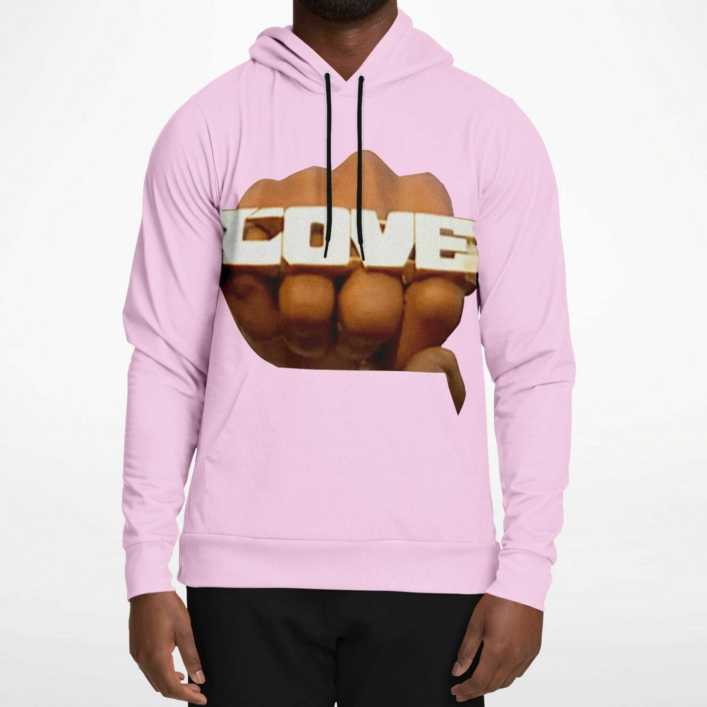 Radio Raheem Hoodie - Baby Pink