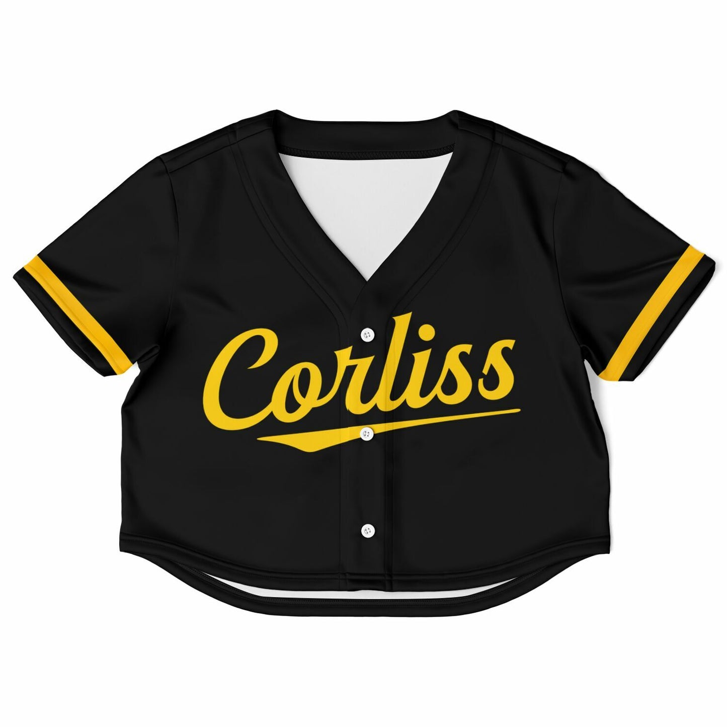 Corliss High School Cropped Baseball Jersey | Corliss Trojans