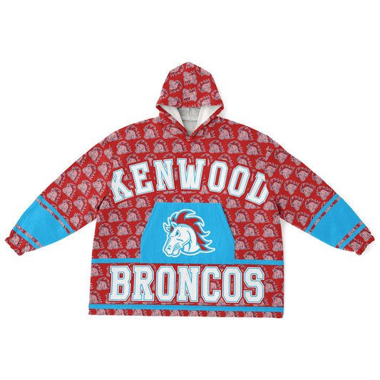 Kenwood Academy Snug Hoodie | Hoodie Blanket | Kenwood Broncos | Football SZN