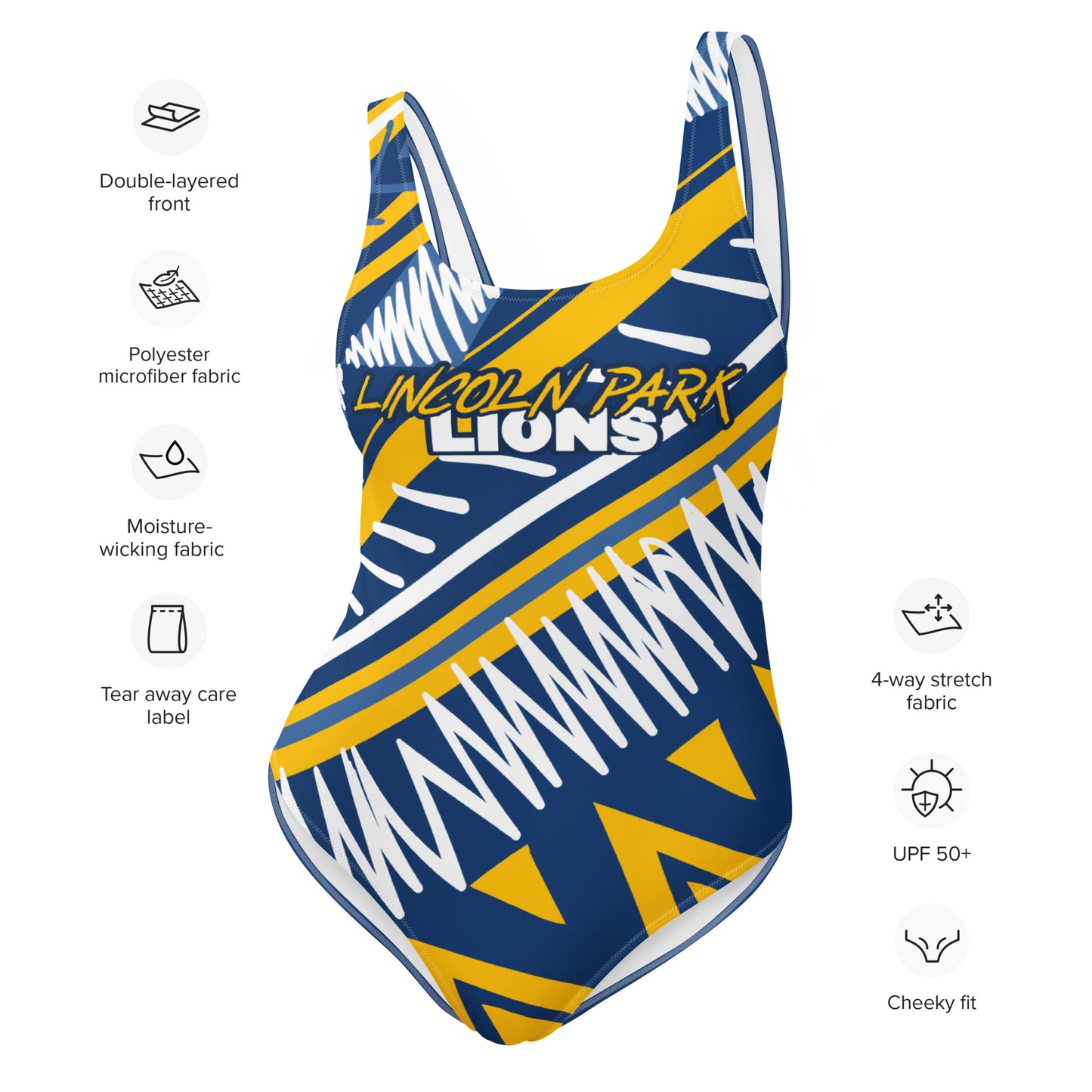 Lincoln Park High School Swimsuit | Bodysuit | Lincoln Park Lions