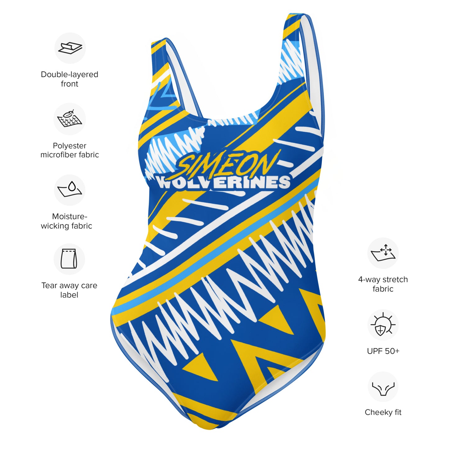 Simeon High School Swimsuit | Bodysuit | Simeon Wolverines