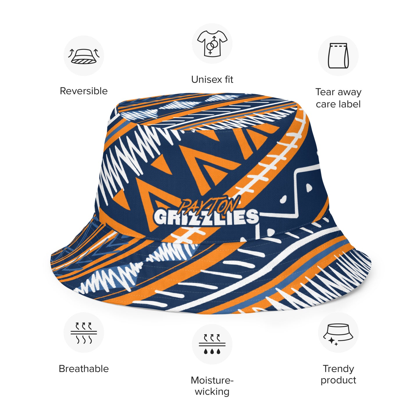 Walter Payton College Prep Bucket Hat | Payton Grizzlies