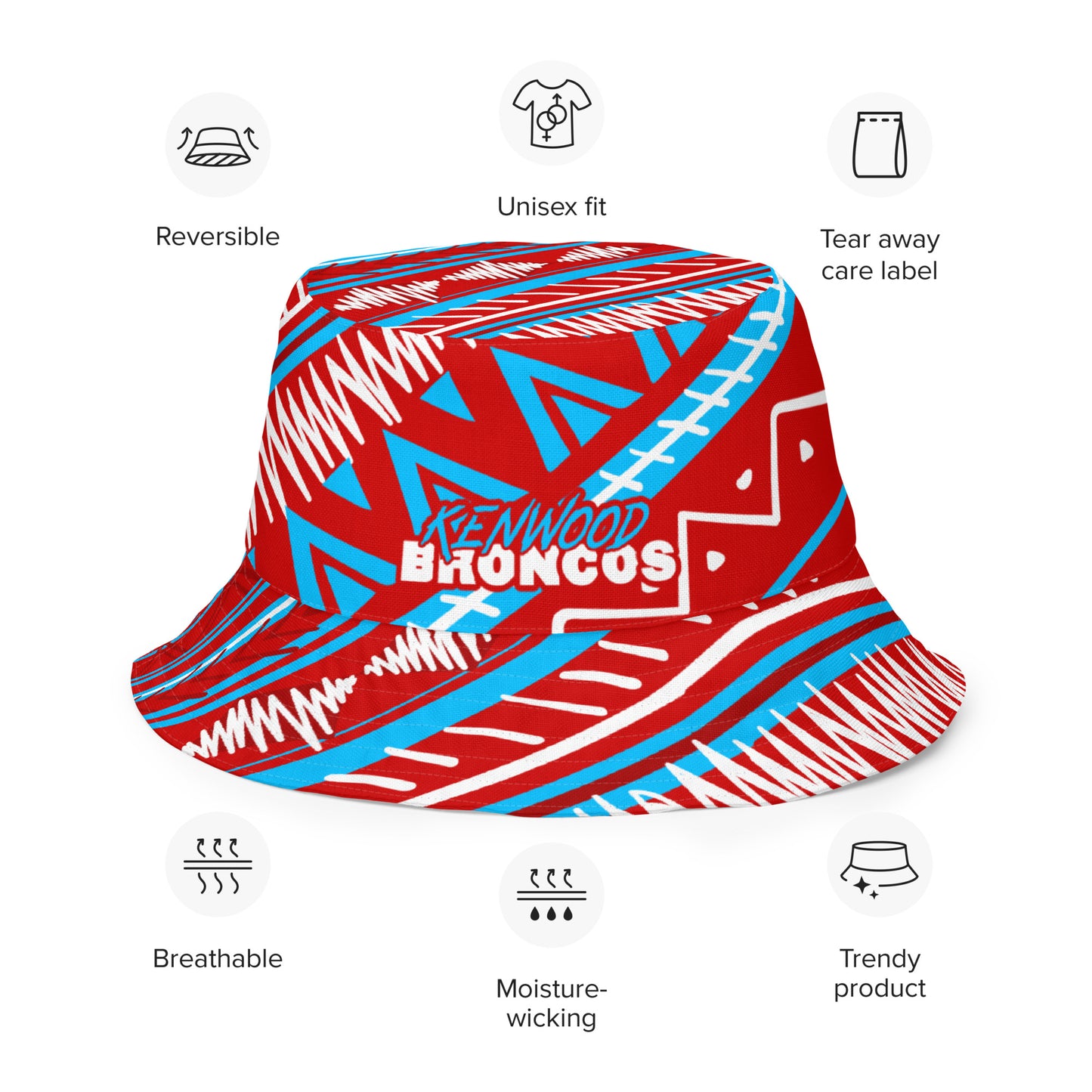Kenwood Academy Bucket Hat | Kenwood Broncos