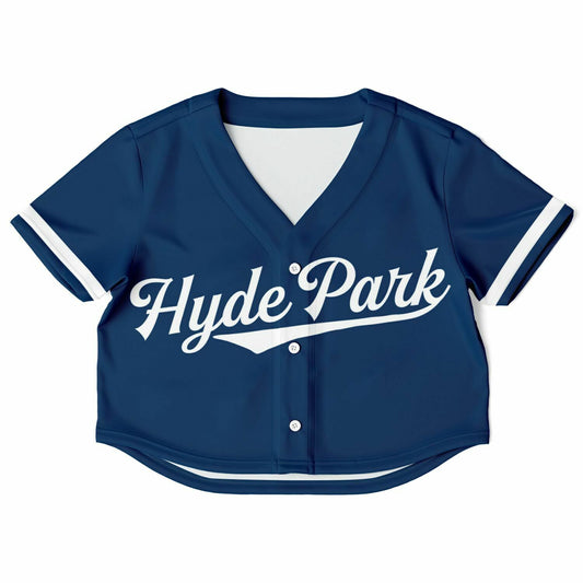 Hyde Park Career Academy Cropped Baseball Jersey | Hyde Park Thunderbirds