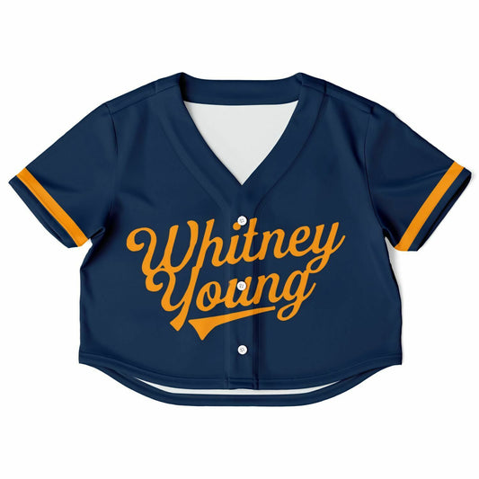 Whitney Young Magnet School Cropped Baseball Jersey | Whitney Young Dolphins