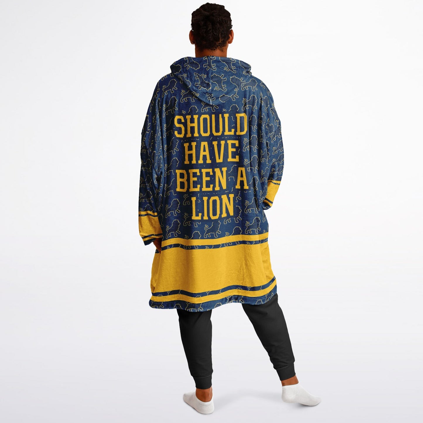 Lincoln Park High School Snug Hoodie | Hoodie Blanket | Lincoln Park Lions | Football SZN