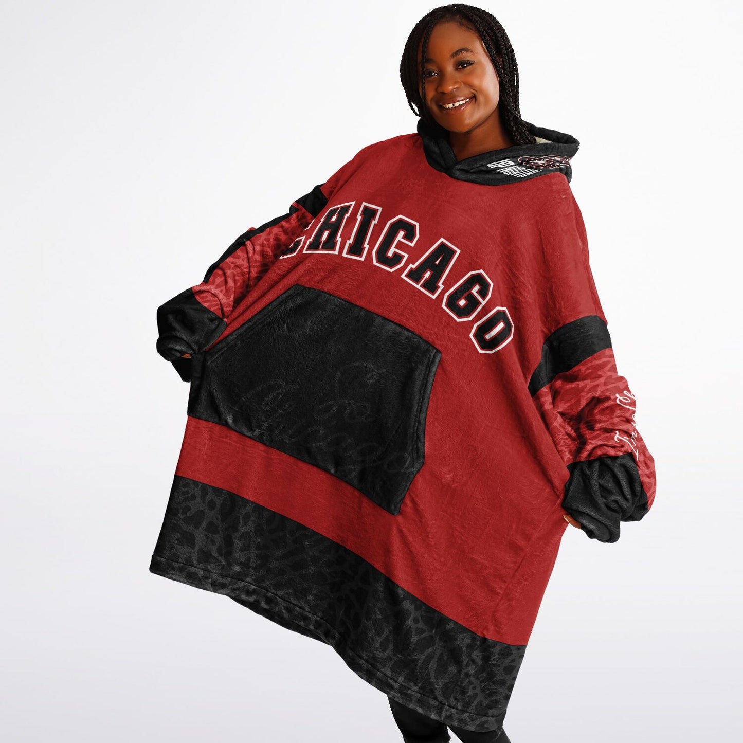 Chicago Hoodie Blanket