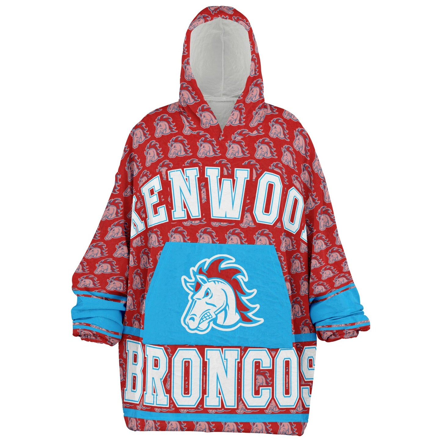 Kenwood Academy Snug Hoodie | Hoodie Blanket | Kenwood Broncos | Football SZN