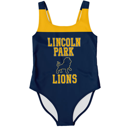 Lincoln Park High School Swimsuit | Bodysuit | Lincoln Park Lions