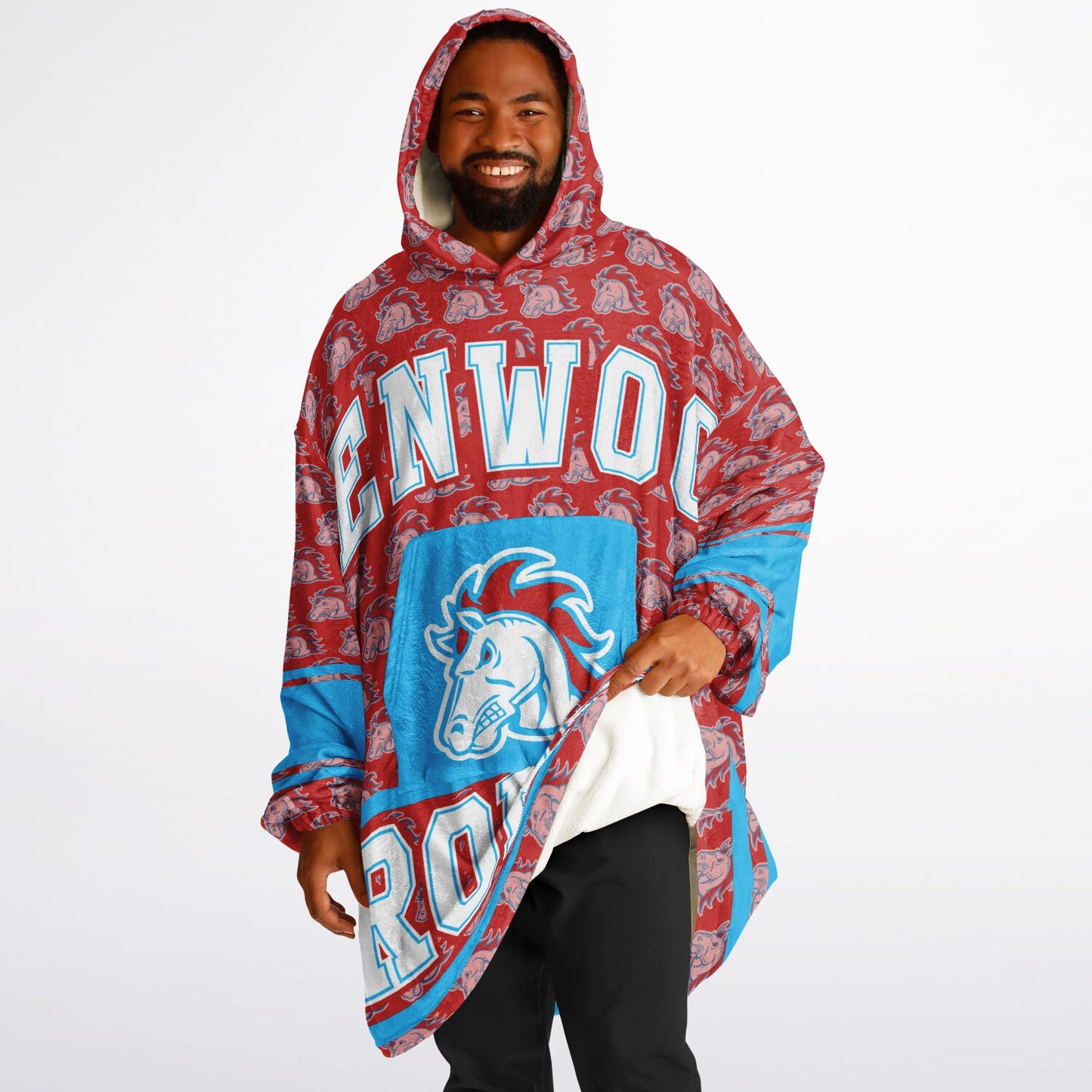 Kenwood Academy Snug Hoodie | Hoodie Blanket | Kenwood Broncos | Football SZN