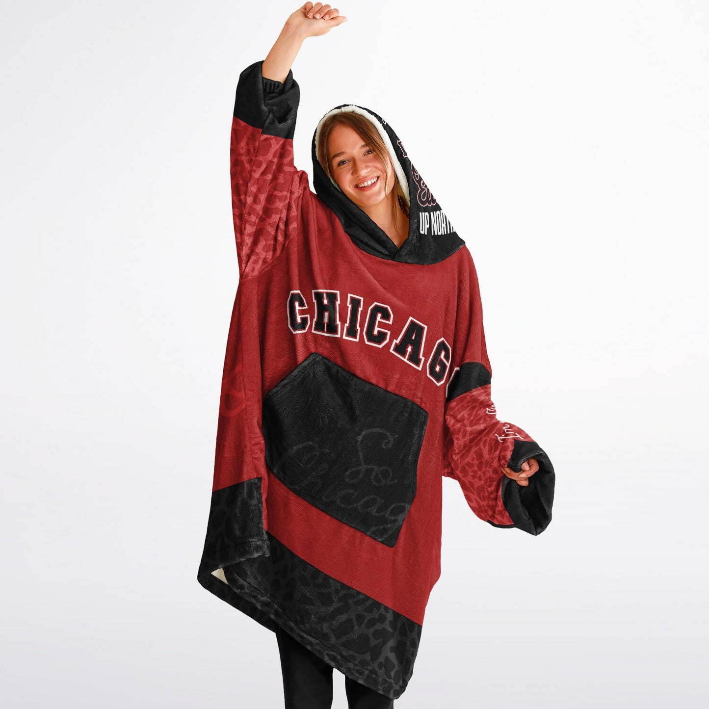 Chicago Hoodie Blanket