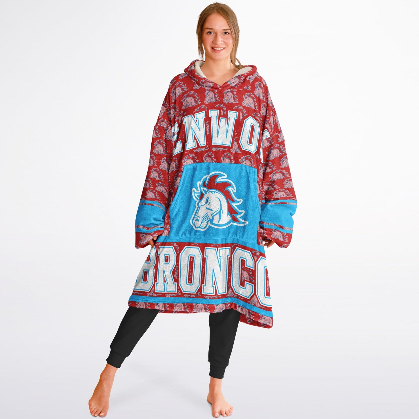 Kenwood Academy Snug Hoodie | Hoodie Blanket | Kenwood Broncos | Football SZN