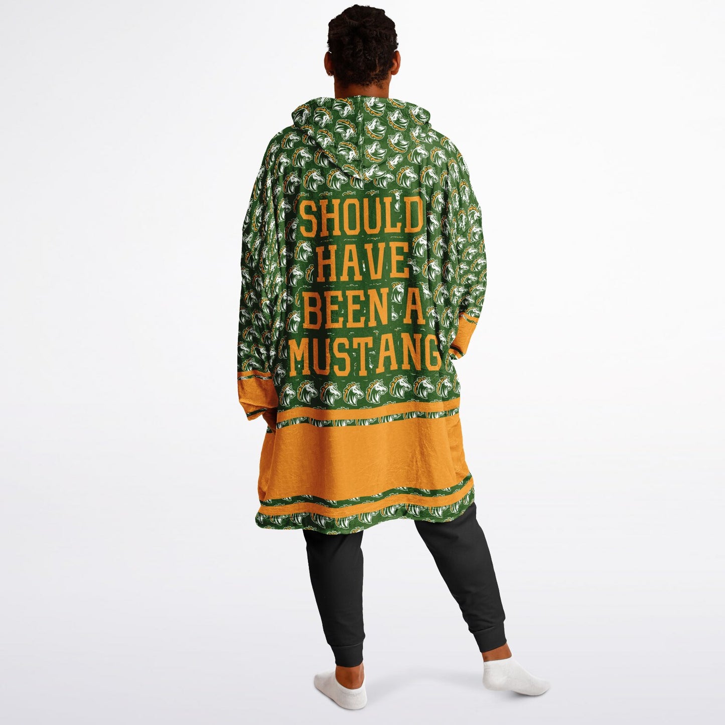 Morgan Park High School Snug Hoodie | Hoodie Blanket | Morgan Park Mustangs | Football SZN