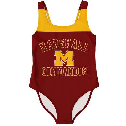 Marshall Metro High School Swimsuit | Bodysuit | Marshall Commandos