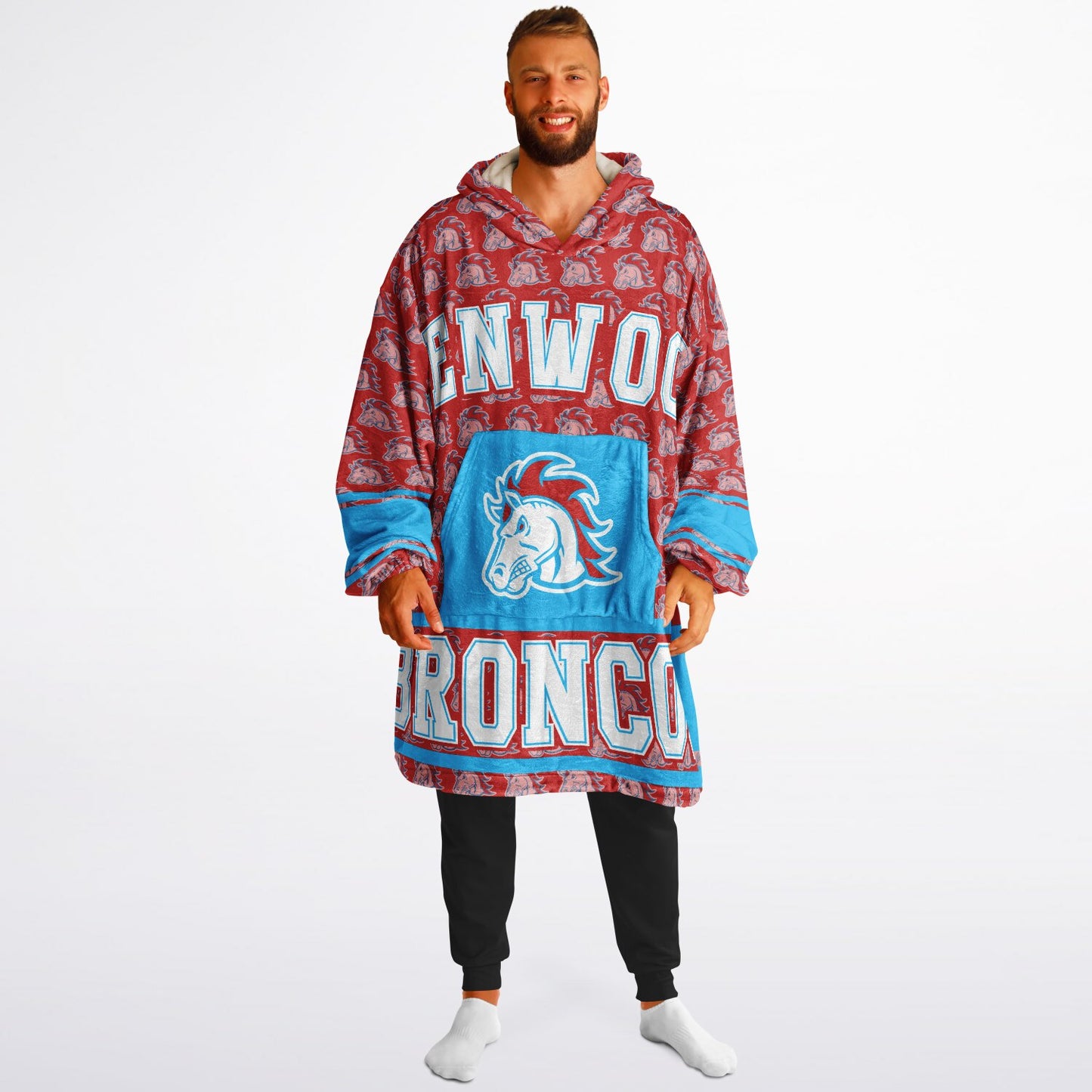 Kenwood Academy Snug Hoodie | Hoodie Blanket | Kenwood Broncos | Football SZN