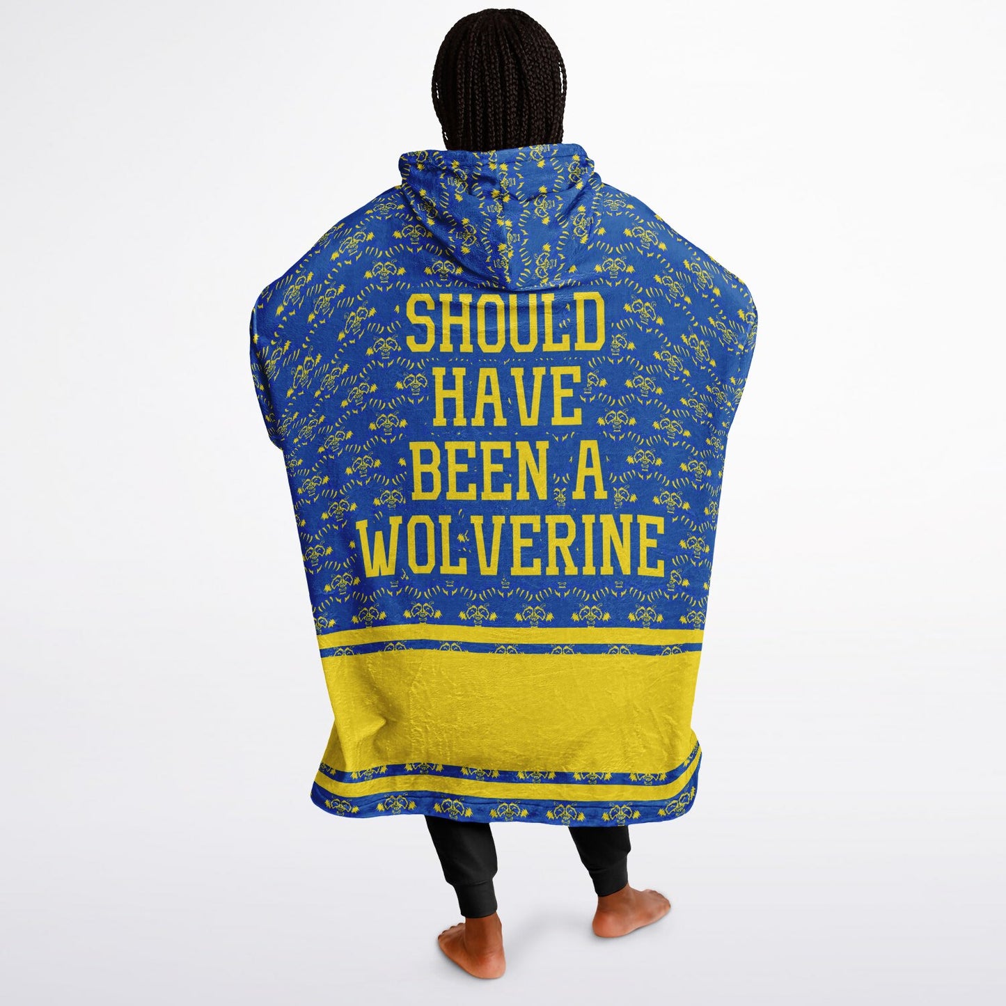 Simeon High School Snug Hoodie | Hoodie Blanket | Simeon Wolverines | Football SZN