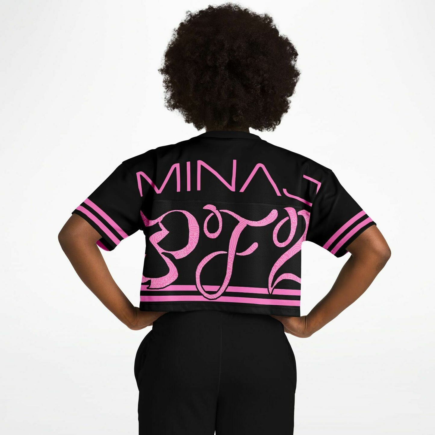 Nicki Minaj Tour | Pink Friday 2 Cropped Jersey | Gag City Shirt