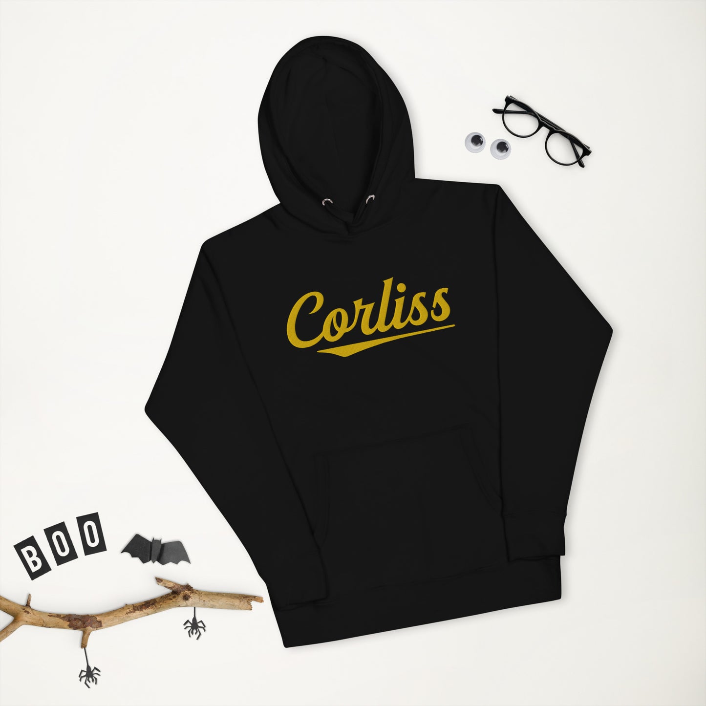 Embroidered Corliss Hoodie | Corliss Trojans