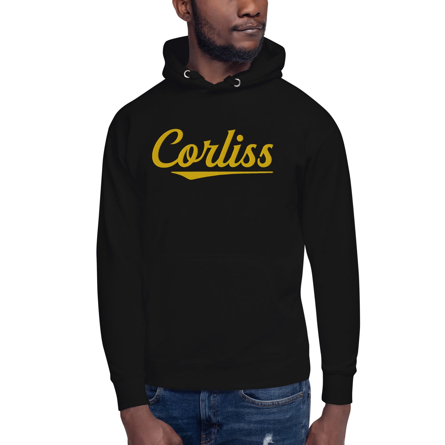 Embroidered Corliss Hoodie | Corliss Trojans