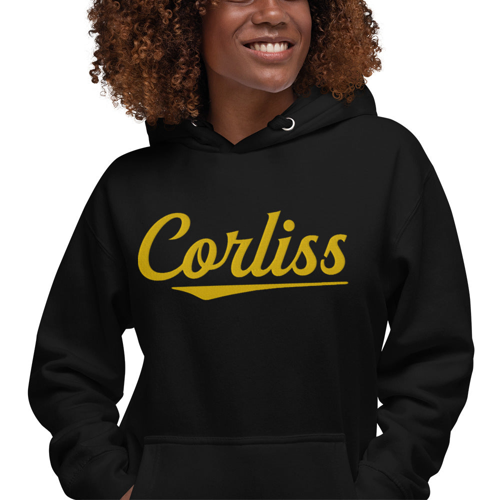 Embroidered Corliss Hoodie | Corliss Trojans