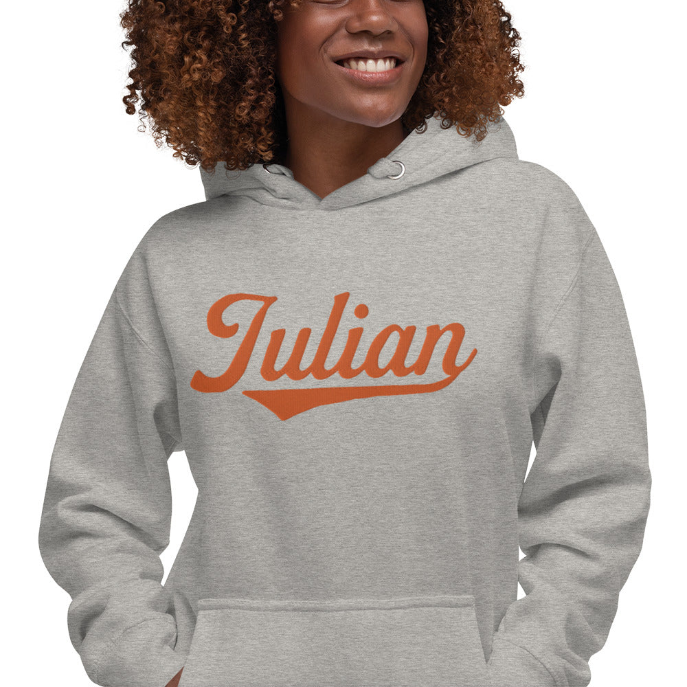 Embroidered Julian Hoodie | Julian Jaguars