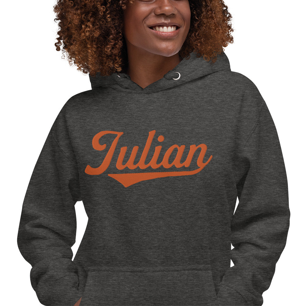 Embroidered Julian Hoodie | Julian Jaguars