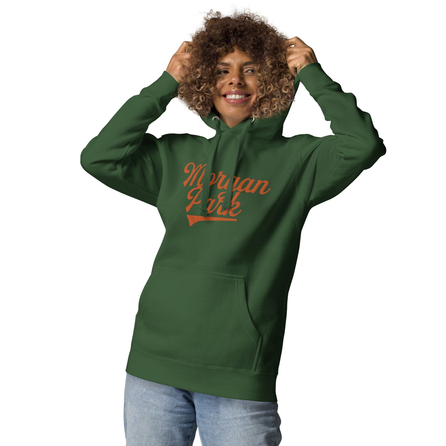 Embroidered Morgan Park Hoodie | Morgan Park Mustangs