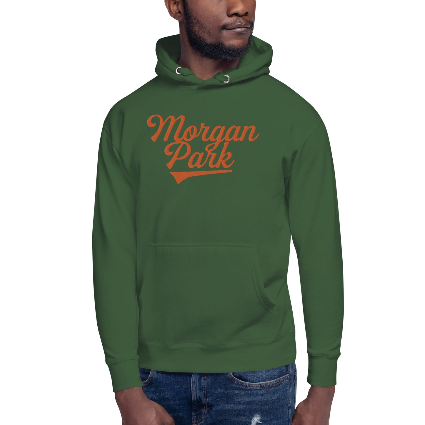 Embroidered Morgan Park Hoodie | Morgan Park Mustangs