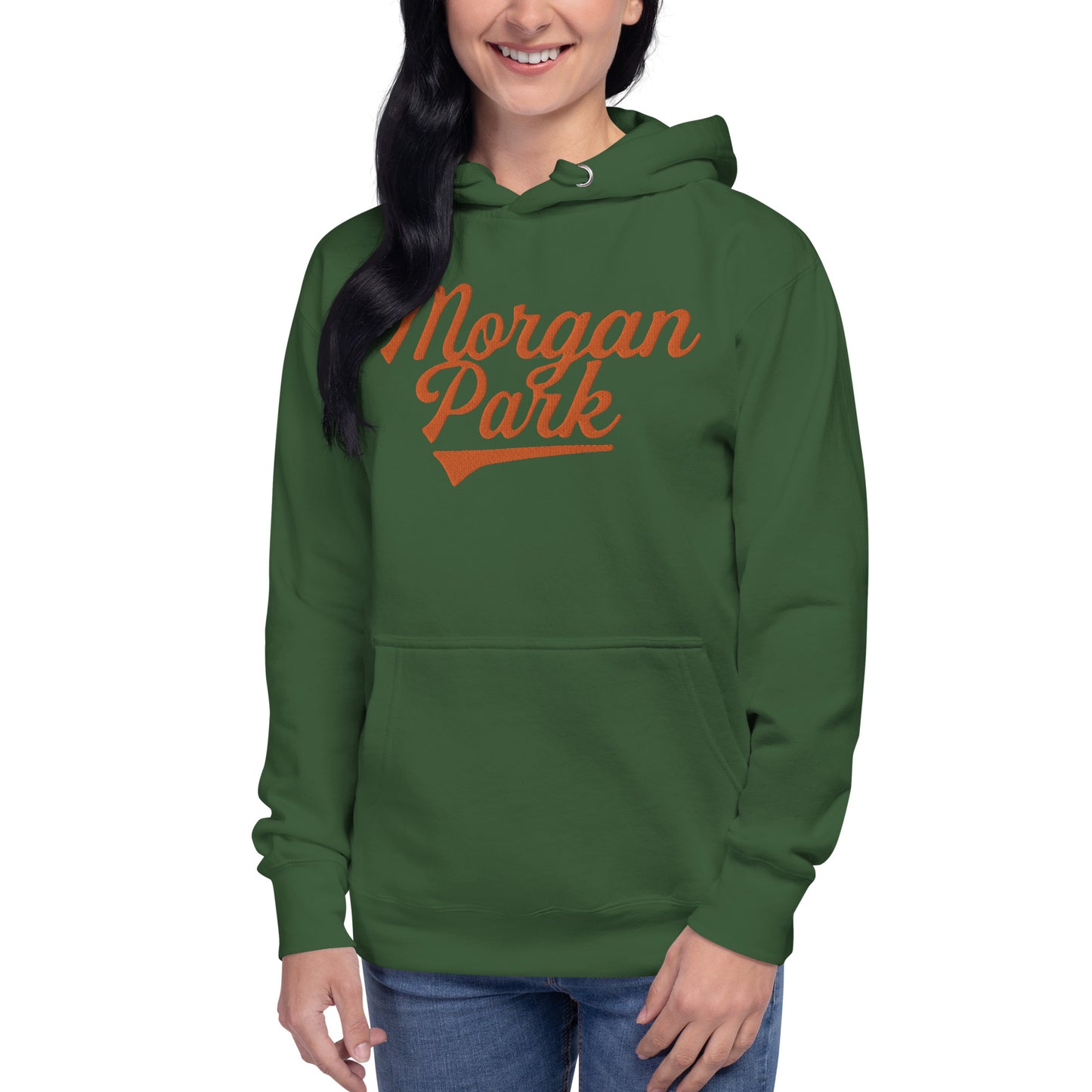 Embroidered Morgan Park Hoodie | Morgan Park Mustangs