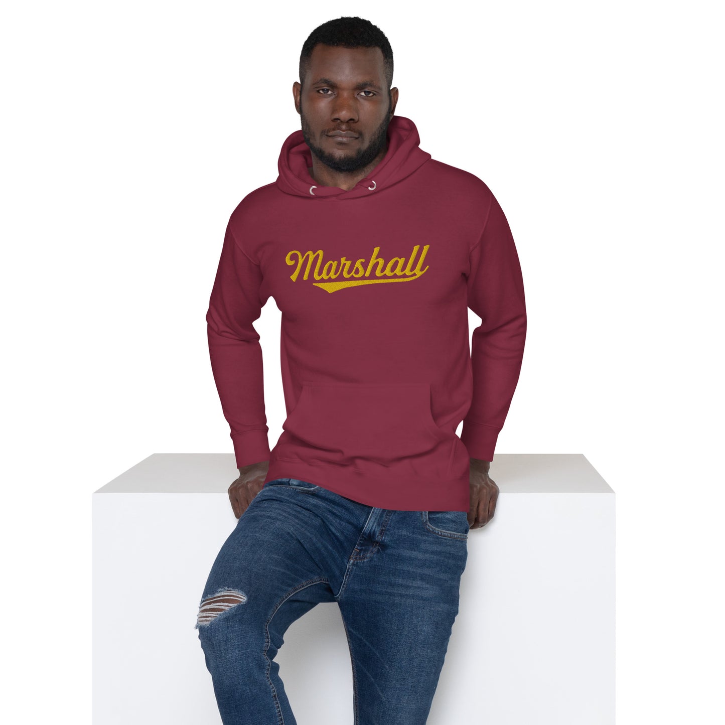 Marshall Embroidered Hoodie | Marshall Commandos