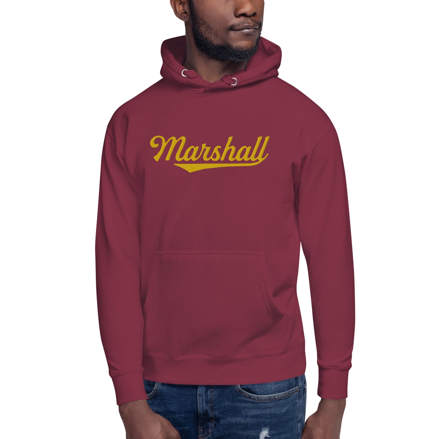 Marshall Embroidered Hoodie | Marshall Commandos