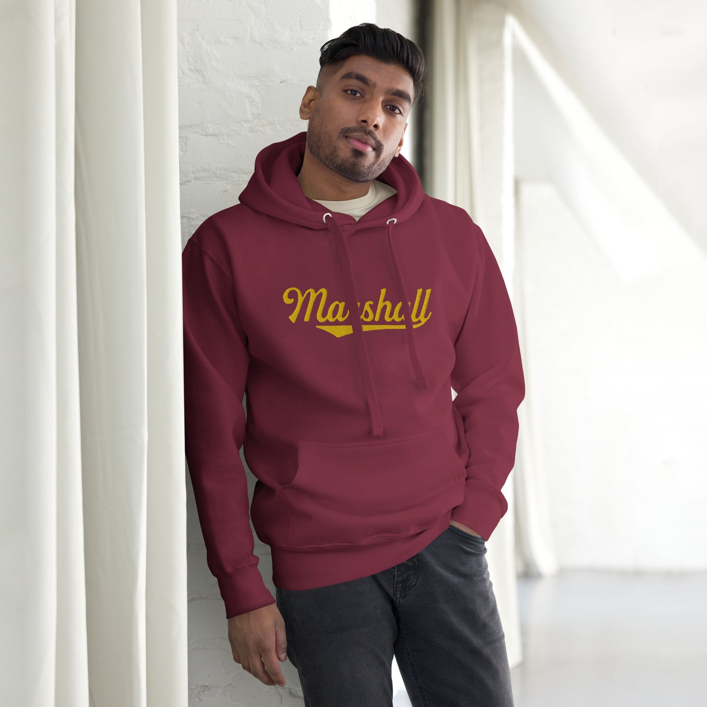 Marshall Embroidered Hoodie | Marshall Commandos
