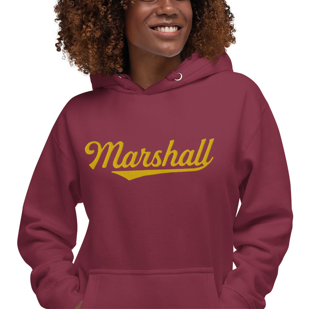 Marshall Embroidered Hoodie | Marshall Commandos