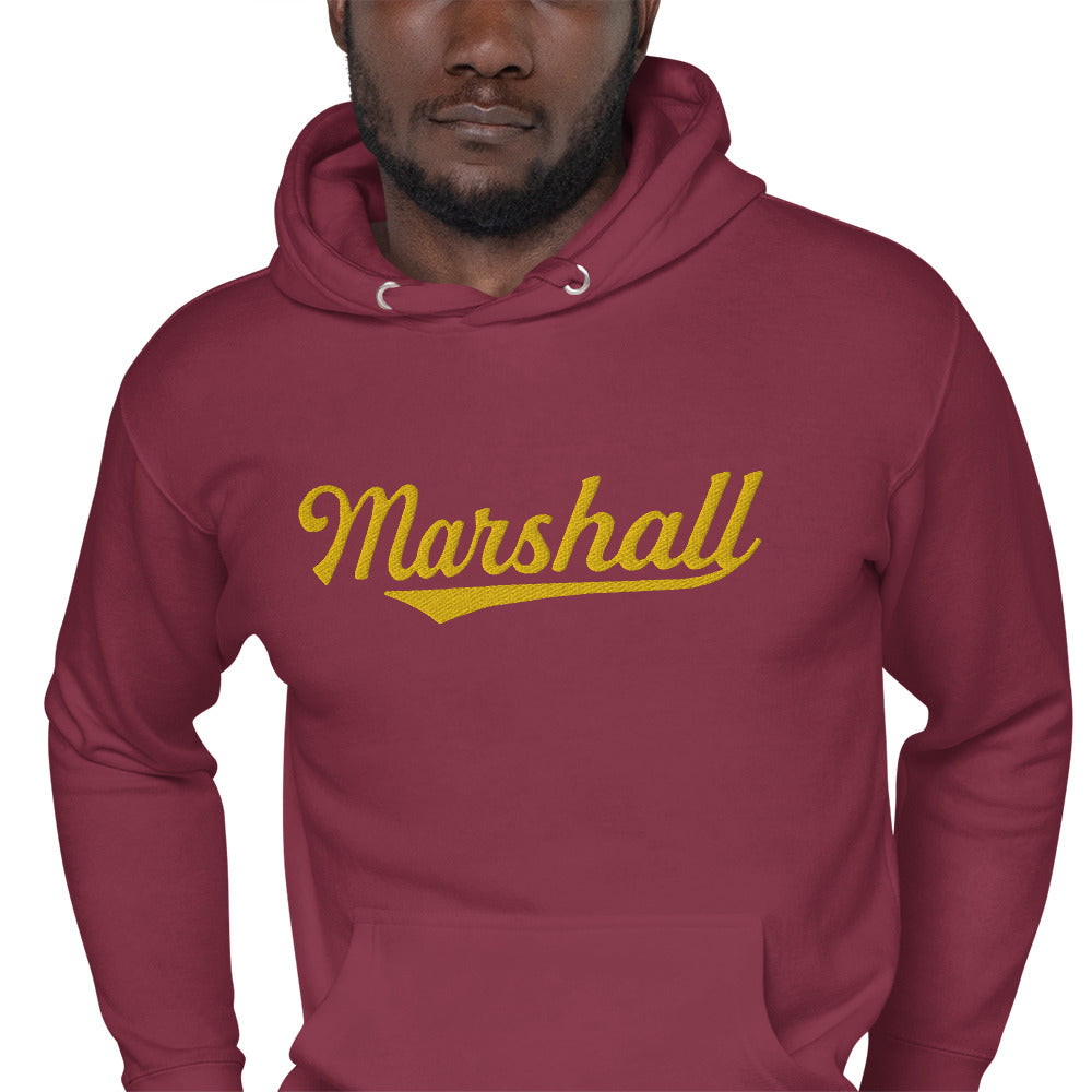 Marshall Embroidered Hoodie | Marshall Commandos