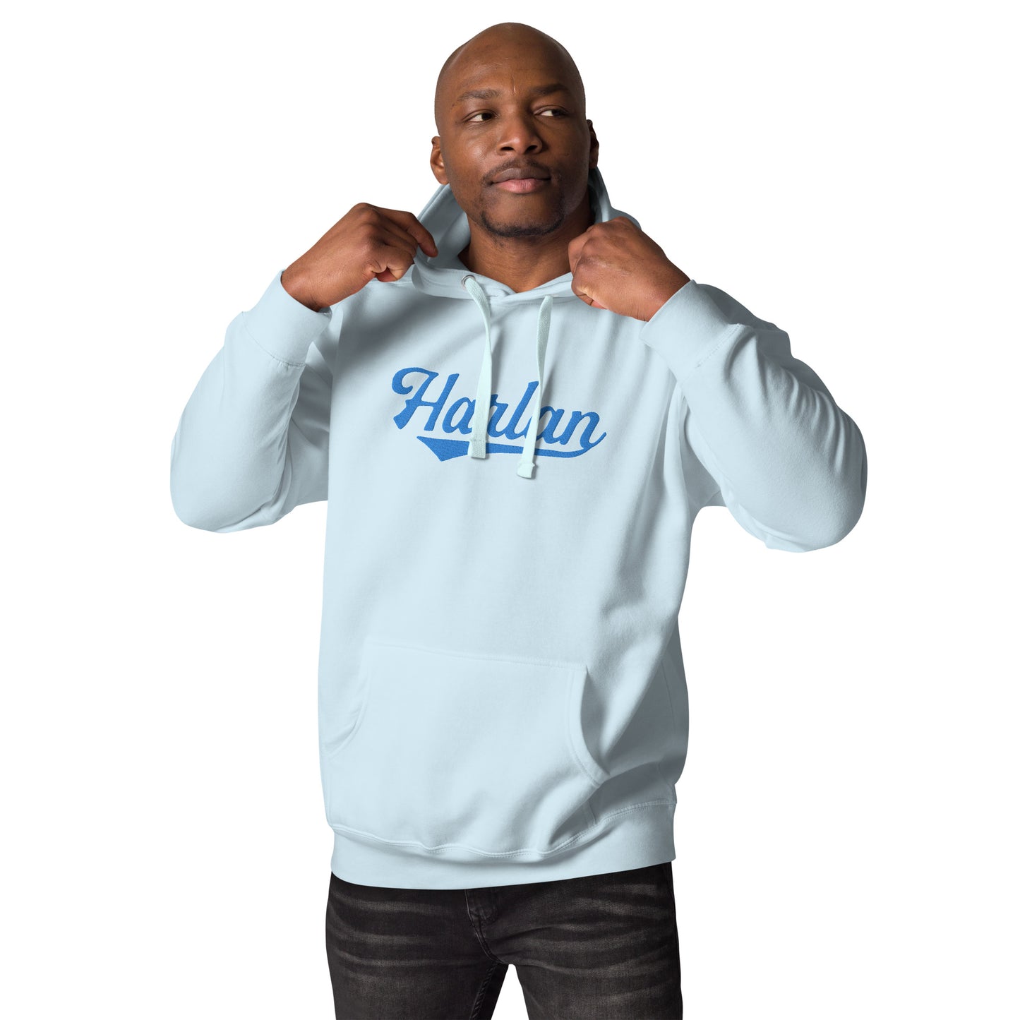 Embroidered Harland Hoodie | Harlan Falcons