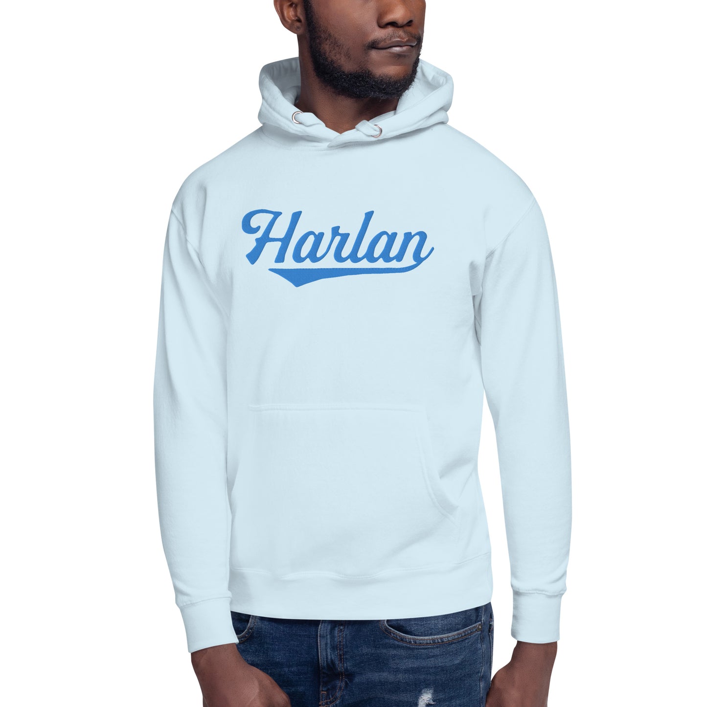 Embroidered Harland Hoodie | Harlan Falcons