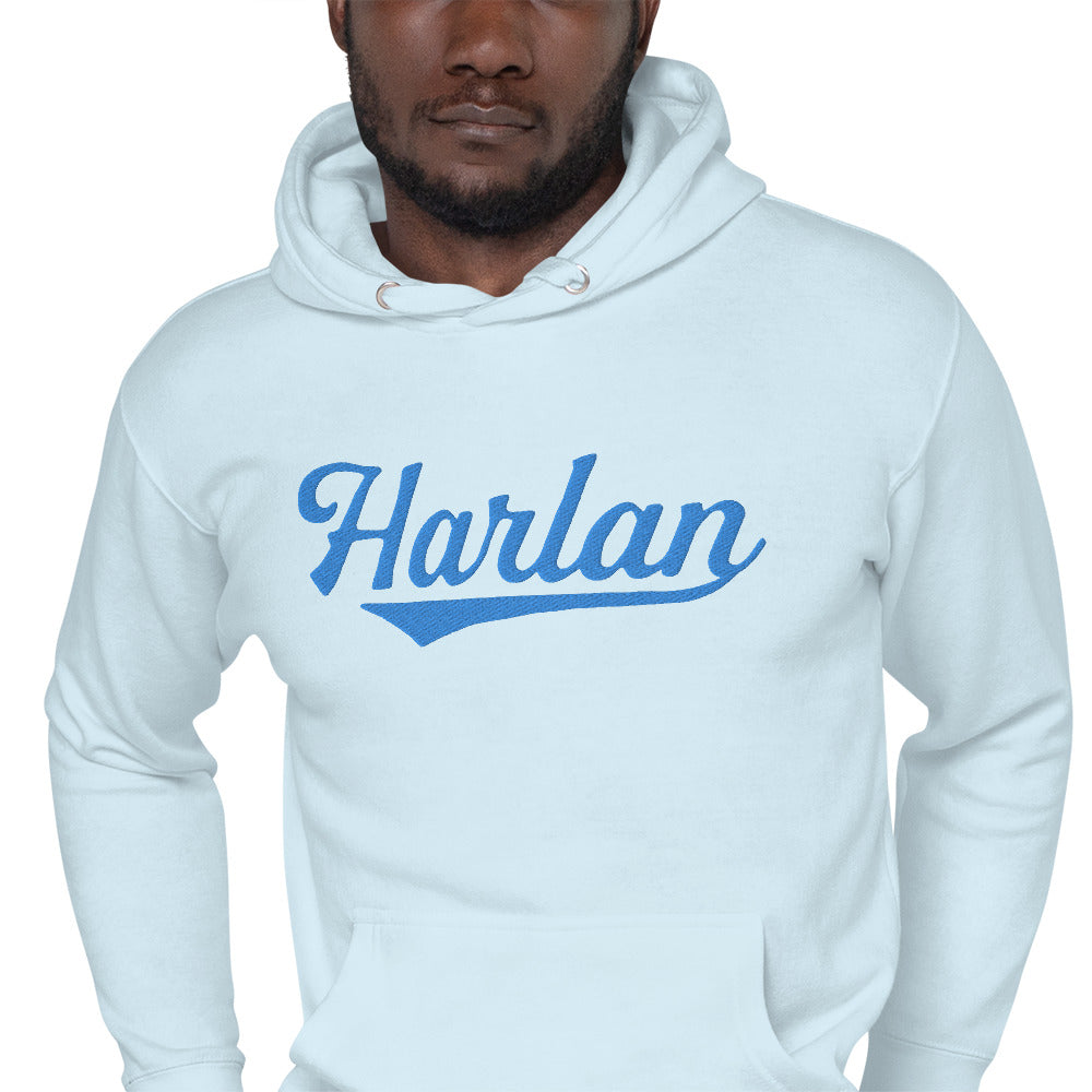 Embroidered Harland Hoodie | Harlan Falcons