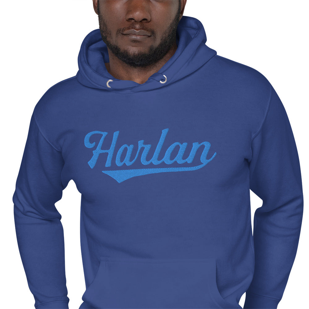 Embroidered Harland Hoodie | Harlan Falcons