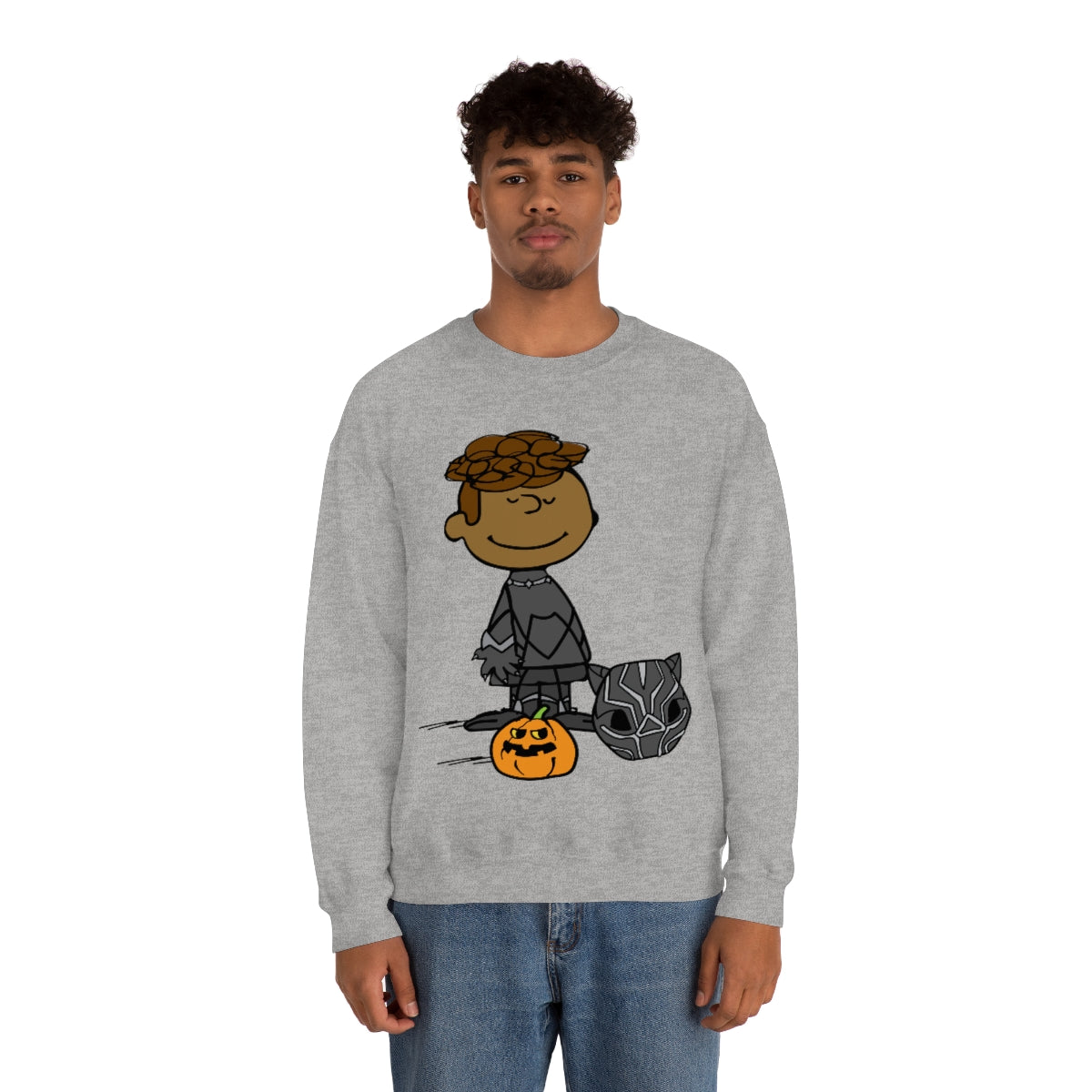 Wakanda Halloween Peanuts Unisex Crewneck Sweatshirt