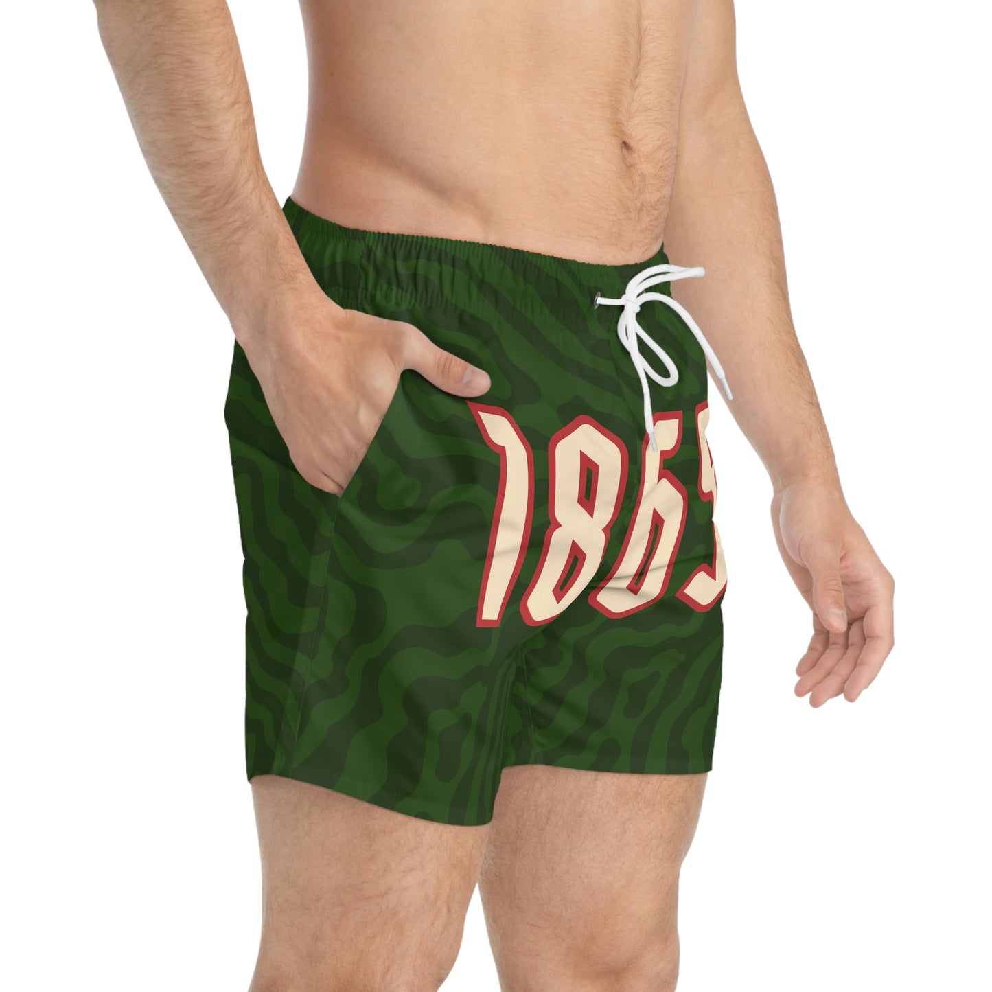 Juneteenth Cream Green 1865 | Hoochie Daddy Shorts