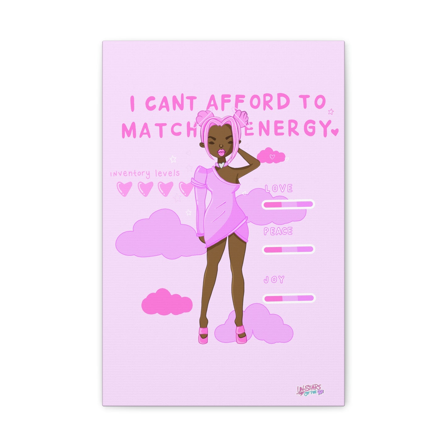 Not Matching Energy | Classic Canvas