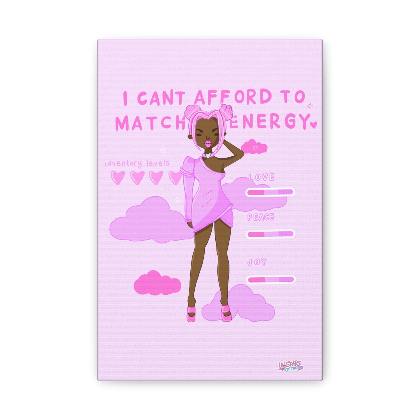 Not Matching Energy | Classic Canvas