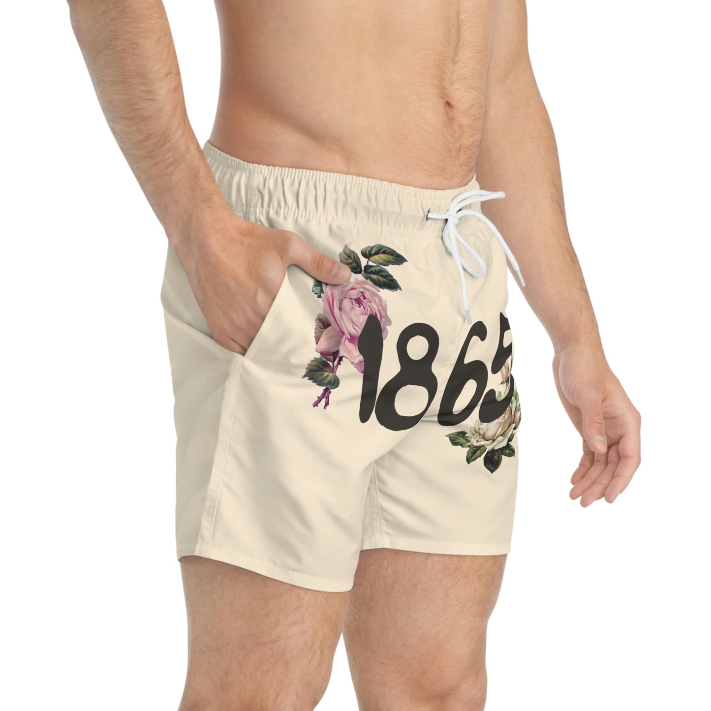 Juneteenth Cream Flowers | Hoochie Daddy Shorts