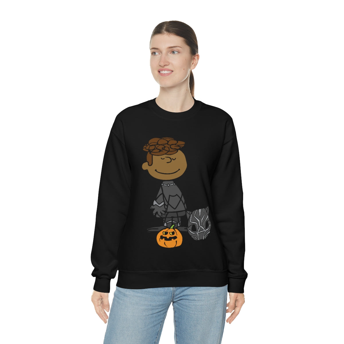 Wakanda Halloween Peanuts Unisex Crewneck Sweatshirt